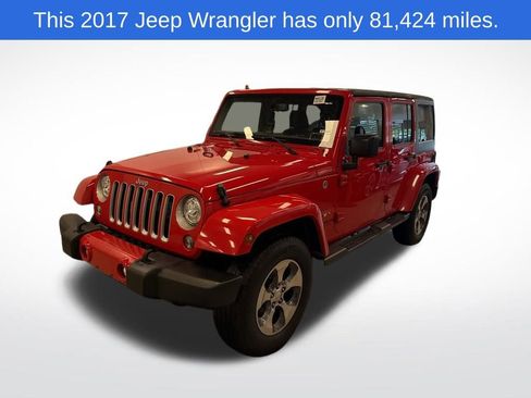 Used 2017 Jeep Wrangler Unlimited Sahara image 1