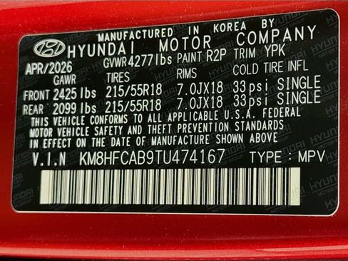 New 2026 Hyundai Kona SEL Sport AWD/4WD image 16