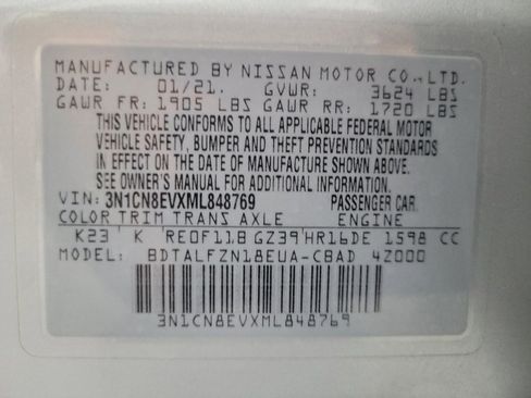 Used 2021 Nissan Versa SV FWD image 33