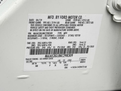 Used 2019 Ford EcoSport SE image 16