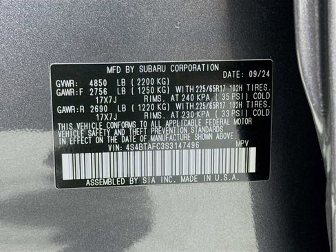 Used 2025 Subaru Outback Premium image 30