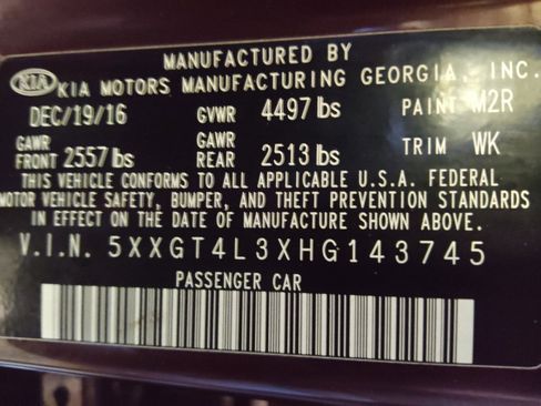 Used 2017 Kia Optima LX image 33