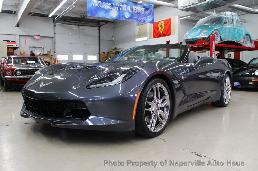 Used 2014 Chevrolet Corvette Stingray Convertible w/ 3LT Preferred Equipment Group RWD image 2
