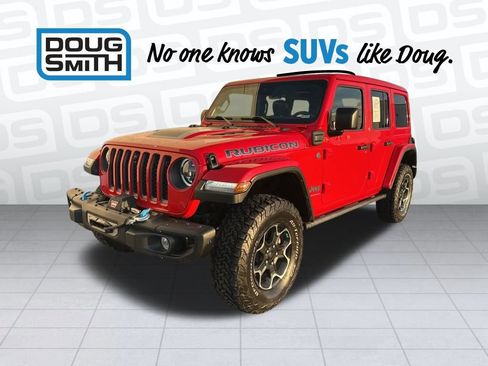 Used 2023 Jeep Wrangler Unlimited Rubicon 4xe w/ Steel Bumper Group image 3
