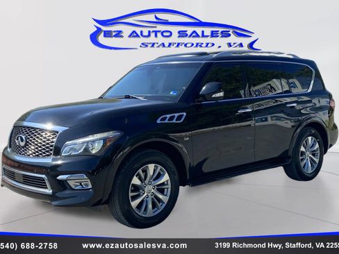 Used 2017 INFINITI QX80 4WD w/ Driver Assistance Package image 9