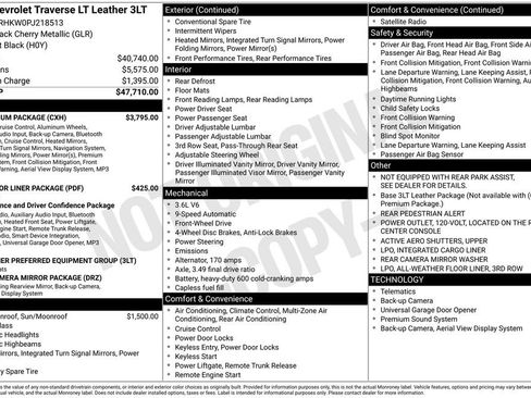 Used 2023 Chevrolet Traverse LT w/ LT Premium Package FWD image 11