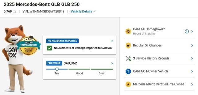 Used 2025 Mercedes-Benz GLB 250 image 3