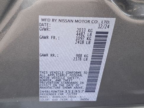 Used 2025 Nissan Altima 2.5 SV AWD/4WD image 35