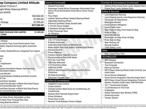New 2026 Jeep Compass Limited AWD/4WD image 28