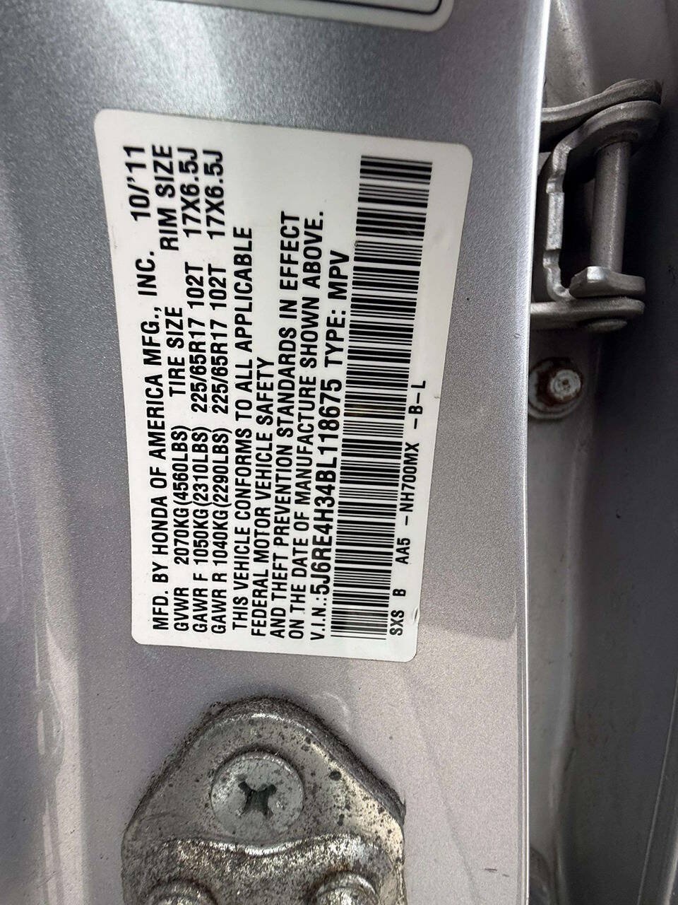 Used 2011 Honda CR-V LX image 21