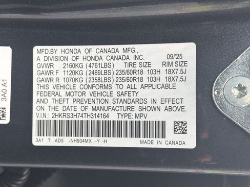 Certified 2026 Honda CR-V EX-L image 36