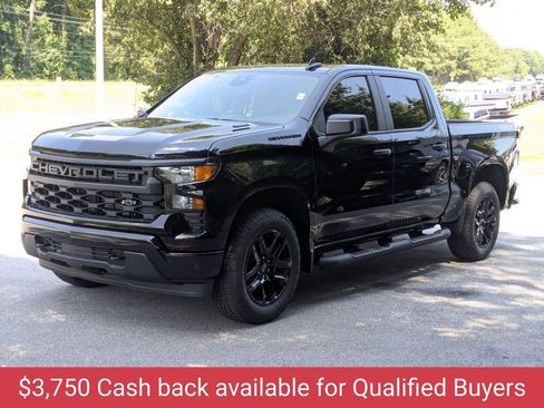 New 2026 Chevrolet Silverado 1500 Custom w/ Turbomax Blackout Package AWD/4WD image 4