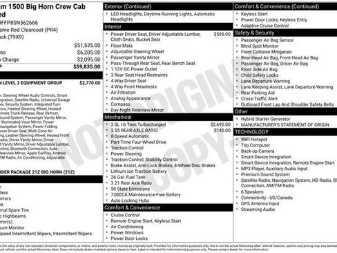 Used 2025 RAM 1500 Big Horn AWD/4WD image 47