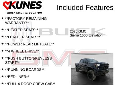New 2026 GMC Sierra 1500 Elevation w/ Elevation Premium Package