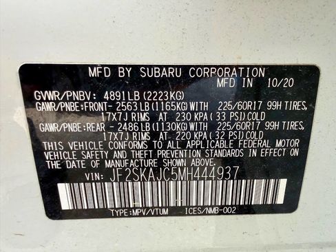 Used 2021 Subaru Forester Premium w/ Popular Package #1 AWD/4WD image 93