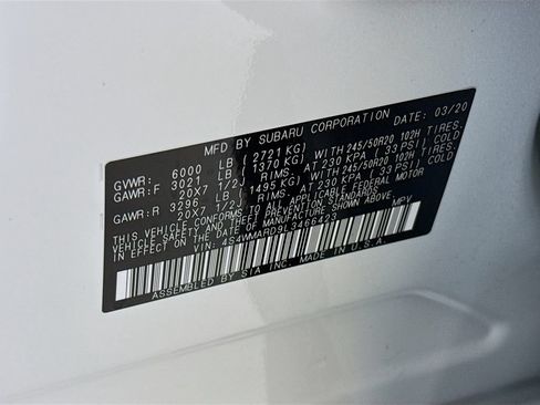 Used 2020 Subaru Ascent Touring w/ Popular Package #2A AWD/4WD image 40