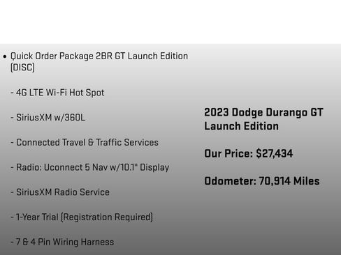 Used 2023 Dodge Durango GT RWD image 18