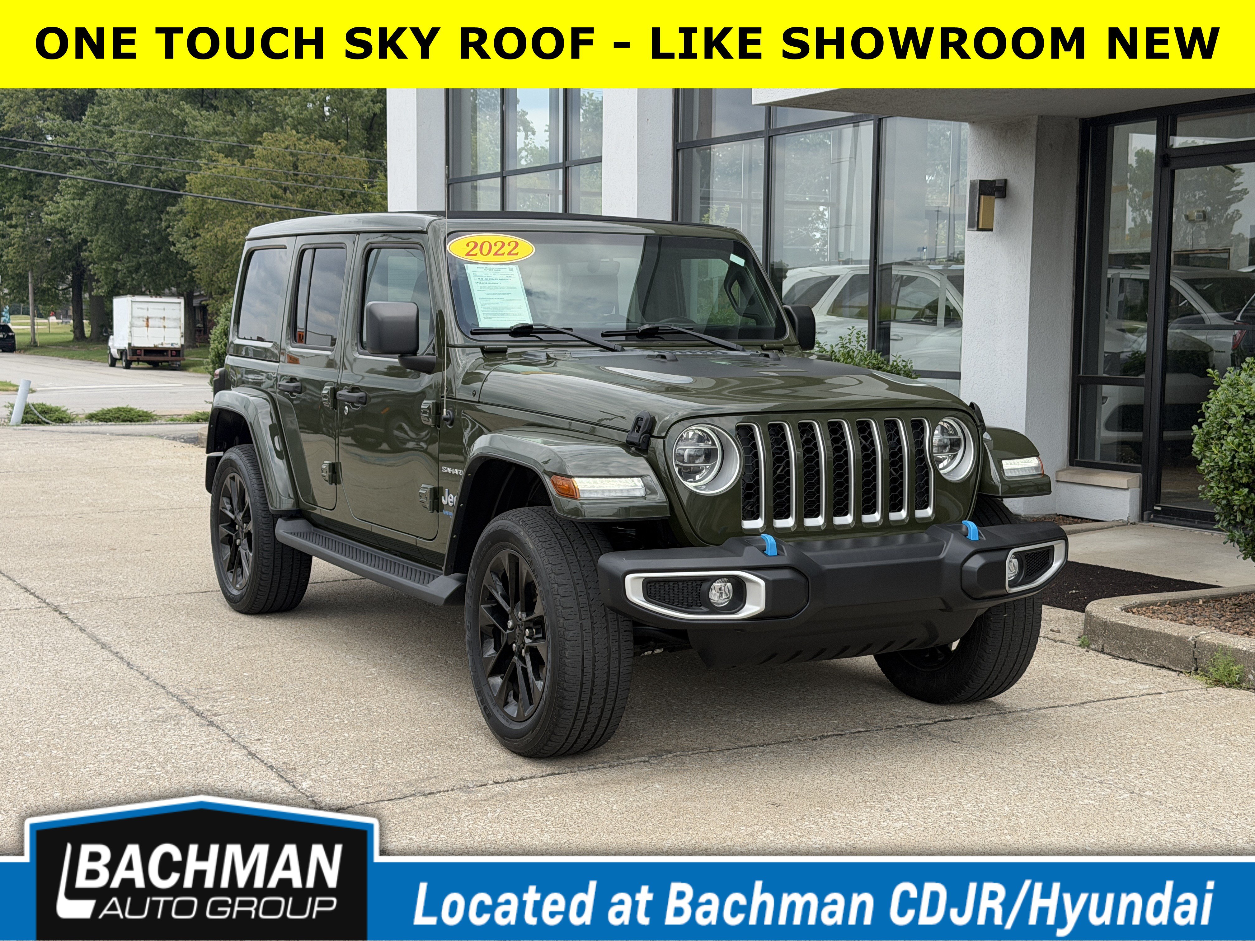 Used 2022 Jeep Wrangler Unlimited Sahara w/ Cold Weather Group AWD/4WD image 1