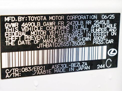 Certified 2025 Lexus IS 300 F Sport w/ Accessory Package 2 RWD image 23