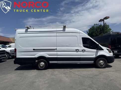 Used 2023 Ford Transit 350 148 High Roof Extended w/ Fleet Safety Package RWD image 1
