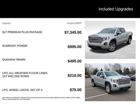 Certified 2021 GMC Sierra 1500 SLT w/ SLT Premium Plus Package AWD/4WD image 8