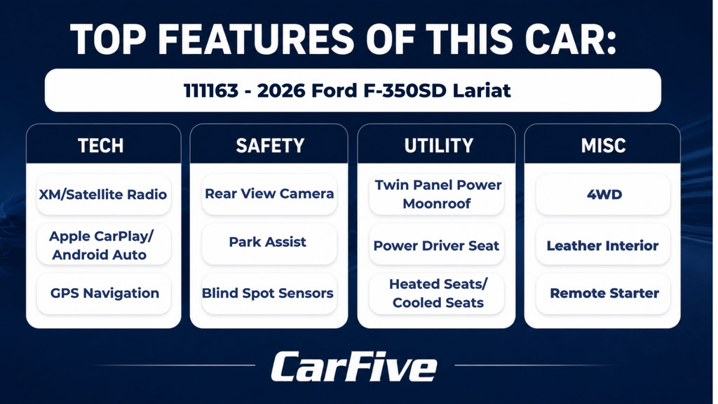 Used 2026 Ford F350 Lariat w/ Black Appearance Package AWD/4WD image 29
