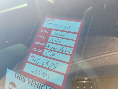 Used 2026 Toyota Tacoma 4x4 Double Cab Hybrid image 10