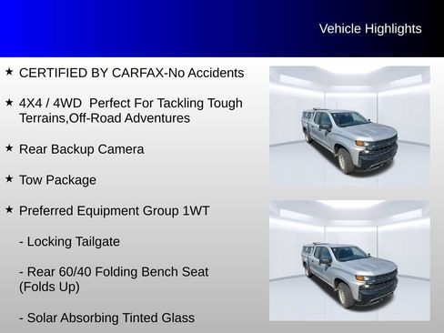 Used 2021 Chevrolet Silverado 1500 W/T w/ WT Fleet Convenience Package AWD/4WD image 4