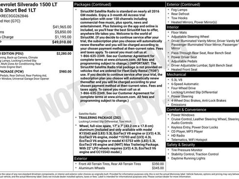 Used 2016 Chevrolet Silverado 1500 LT w/ All Star Edition image 11