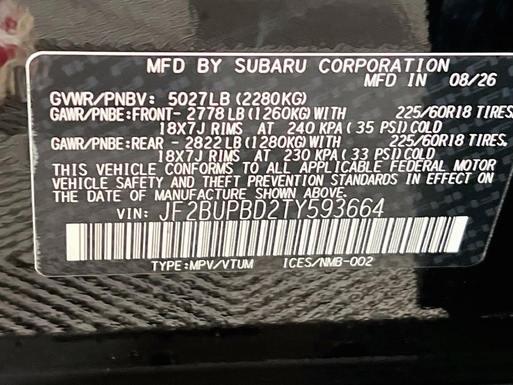 New 2026 Subaru Outback Premium AWD/4WD image 23