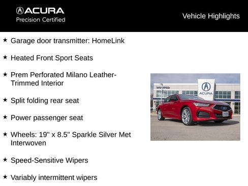 Certified 2021 Acura TLX SH-AWD w/ Technology Package image 21