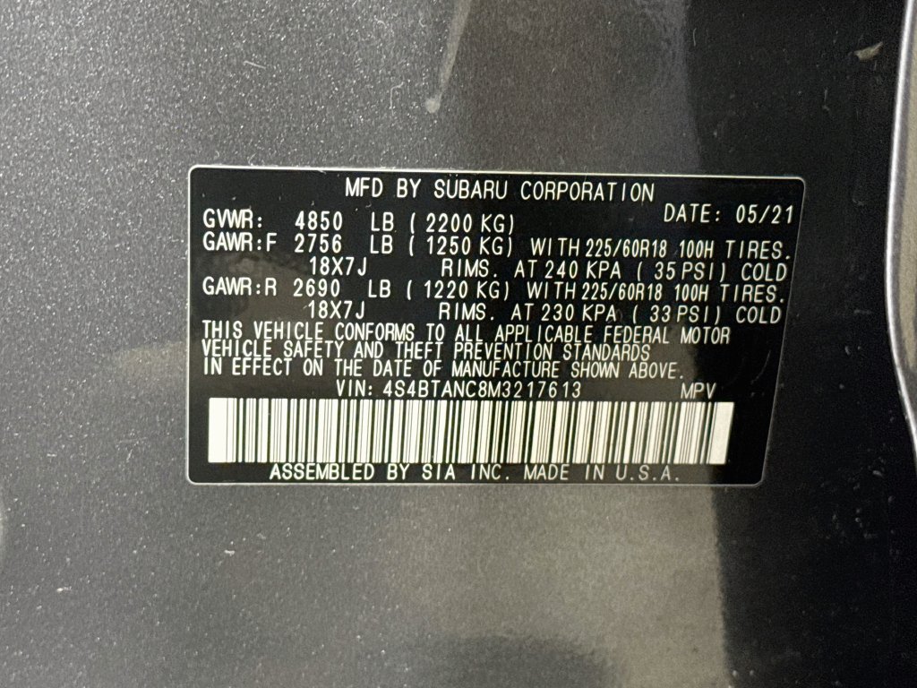 Used 2021 Subaru Outback Limited w/ Popular Package #2 AWD/4WD image 42