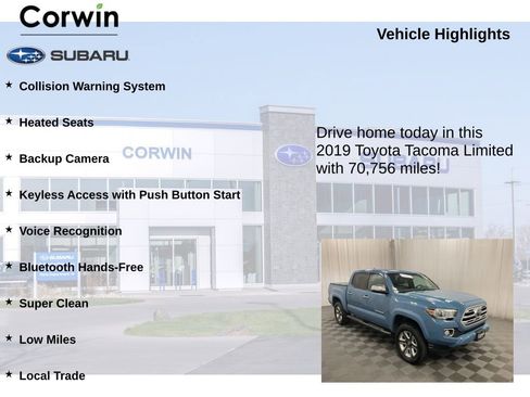 Used 2019 Toyota Tacoma Limited image 6