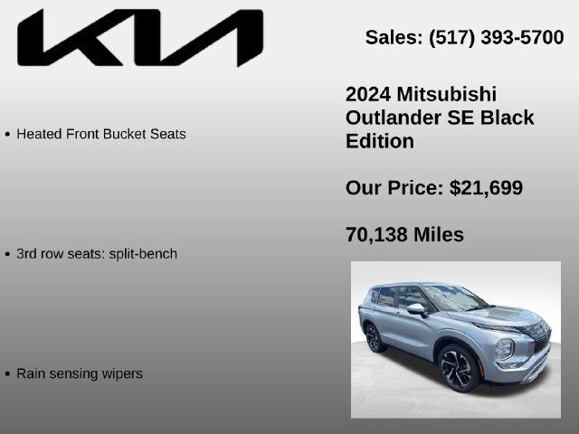 Used 2024 Mitsubishi Outlander SE Black Edition FWD image 10