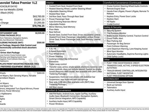 Used 2020 Chevrolet Tahoe Premier AWD/4WD image 4