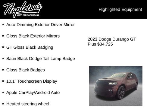 Used 2023 Dodge Durango GT AWD/4WD image 8