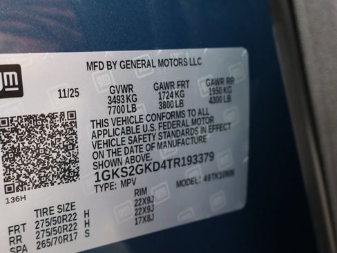 New 2026 GMC Yukon XL Elevation w/ LPO, Floor Liner Package AWD/4WD image 30