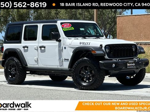 Used 2025 Jeep Wrangler Unlimited Sport S 4xe AWD/4WD image 1