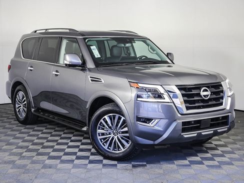 Used 2023 Nissan Armada SL w/ Captain's Chairs Package image 1