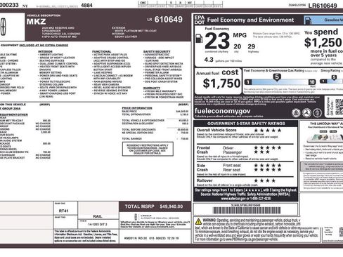 Used 2020 Lincoln MKZ Reserve w/ Luxury Package AWD/4WD image 31