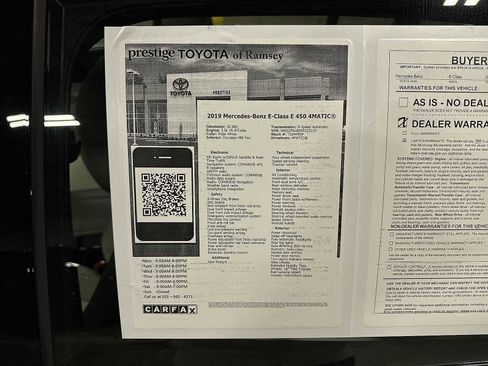 Used 2019 Mercedes-Benz E 450 4MATIC Sedan image 12