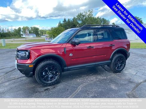 New 2026 Ford Bronco Sport Outer Banks w/ Sasquatch Outer Banks Package AWD/4WD image 3