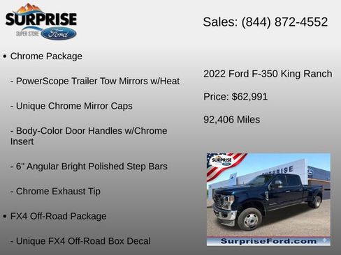 Used 2022 Ford F350 King Ranch w/ King Ranch Ultimate Package AWD/4WD image 6