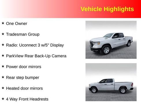 Used 2022 RAM 1500 Tradesman w/ Tradesman Group AWD/4WD image 3