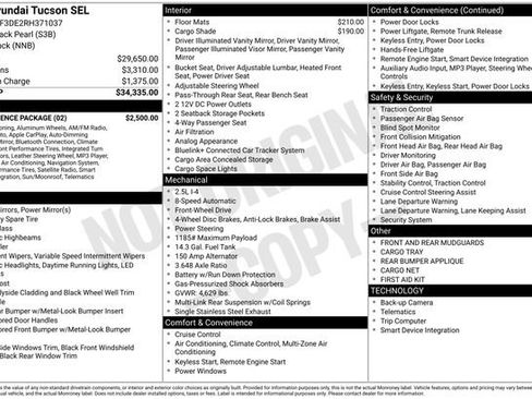 Used 2024 Hyundai Tucson SEL w/ Convenience Package image 27