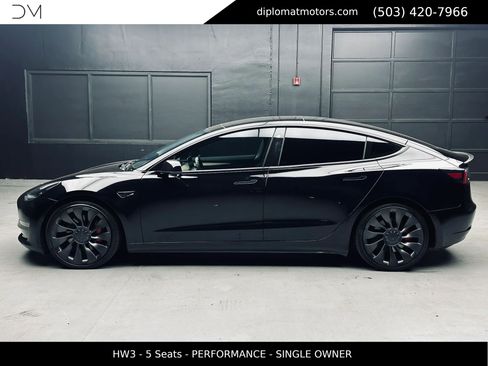 Used 2021 Tesla Model 3 Performance AWD/4WD image 3