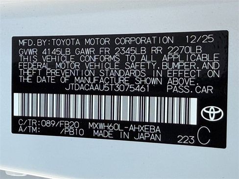 New 2026 Toyota Prius LE image 25