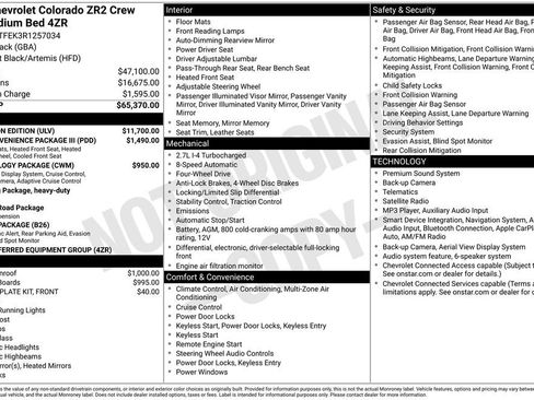 Used 2024 Chevrolet Colorado ZR2 w/ ZR2 Bison Edition AWD/4WD image 37