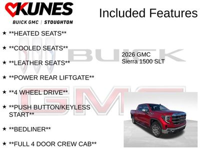 New 2026 GMC Sierra 1500 SLT w/ SLT Premium Plus Package