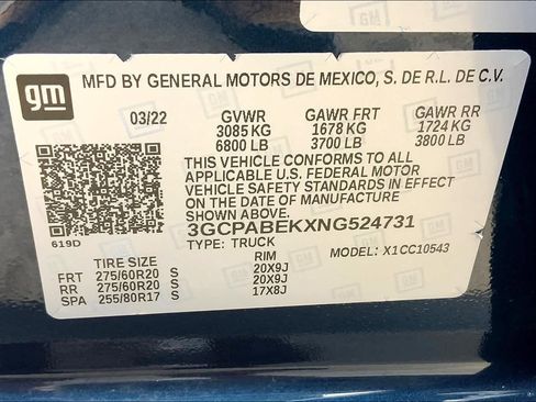 Used 2022 Chevrolet Silverado 1500 Custom image 34